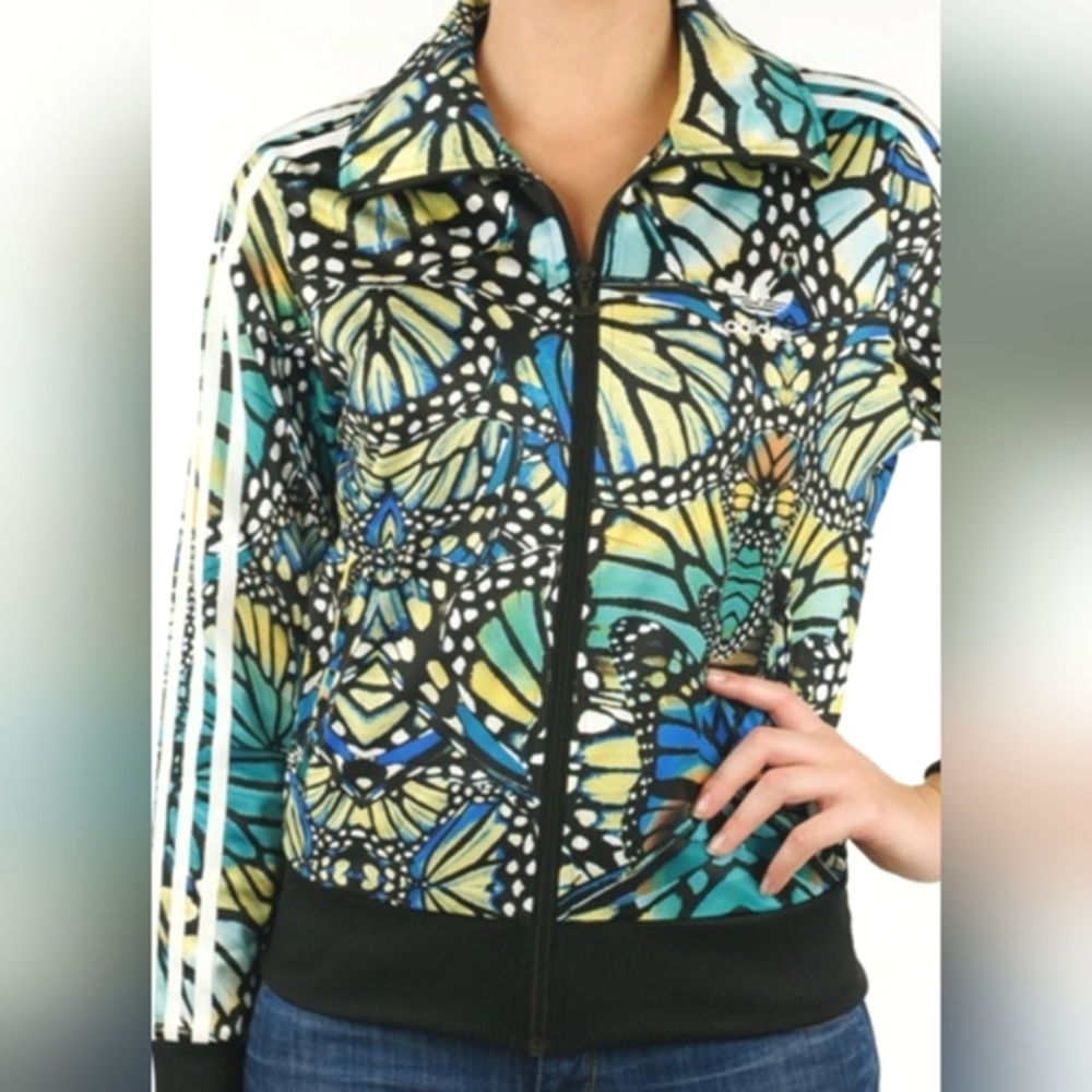 ADIDAS Farm RIO 2014 Butterfly Monarch Zip Track Jacket Chaqueta Firebird TT